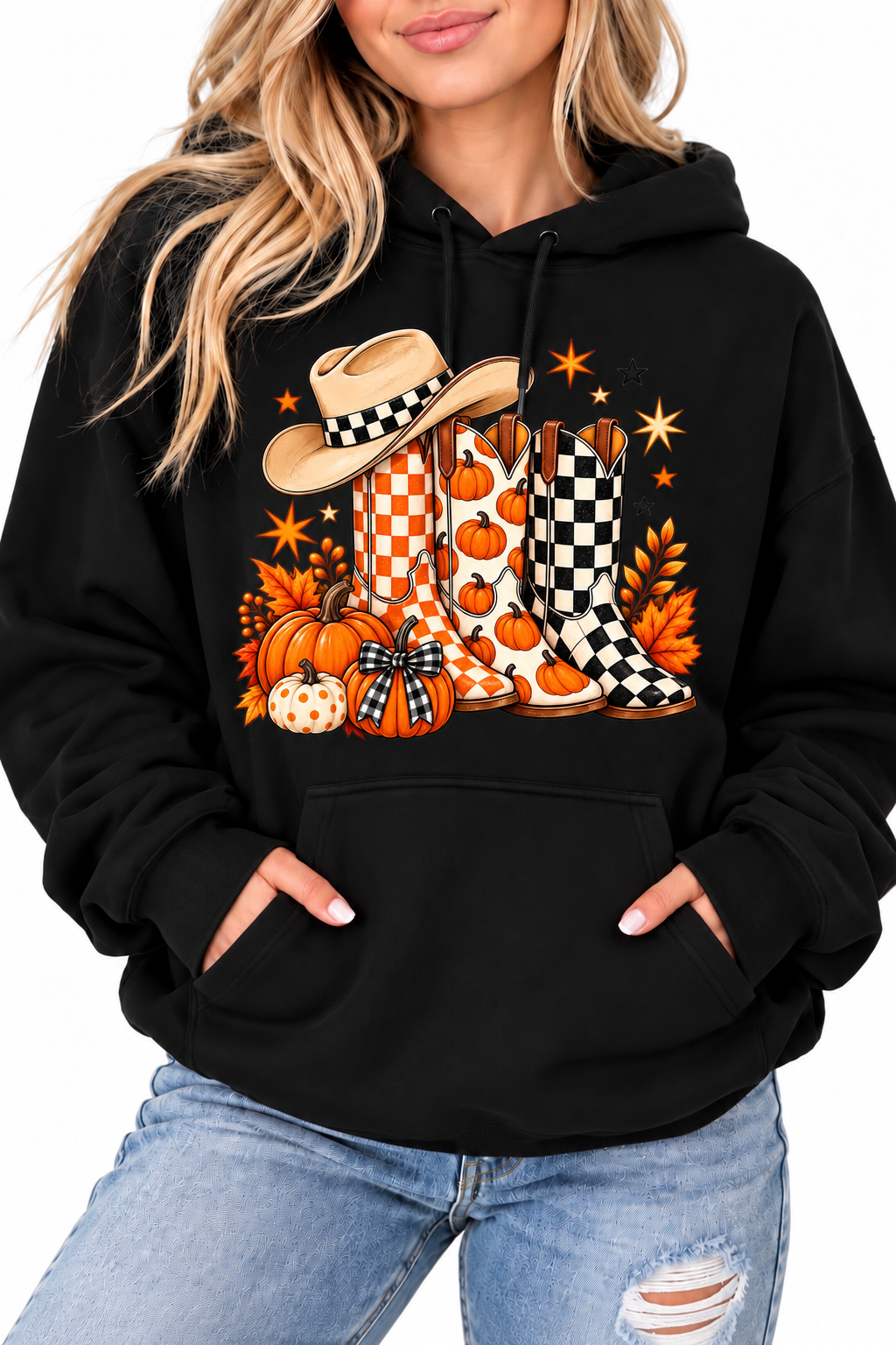 October Boots Hoodie