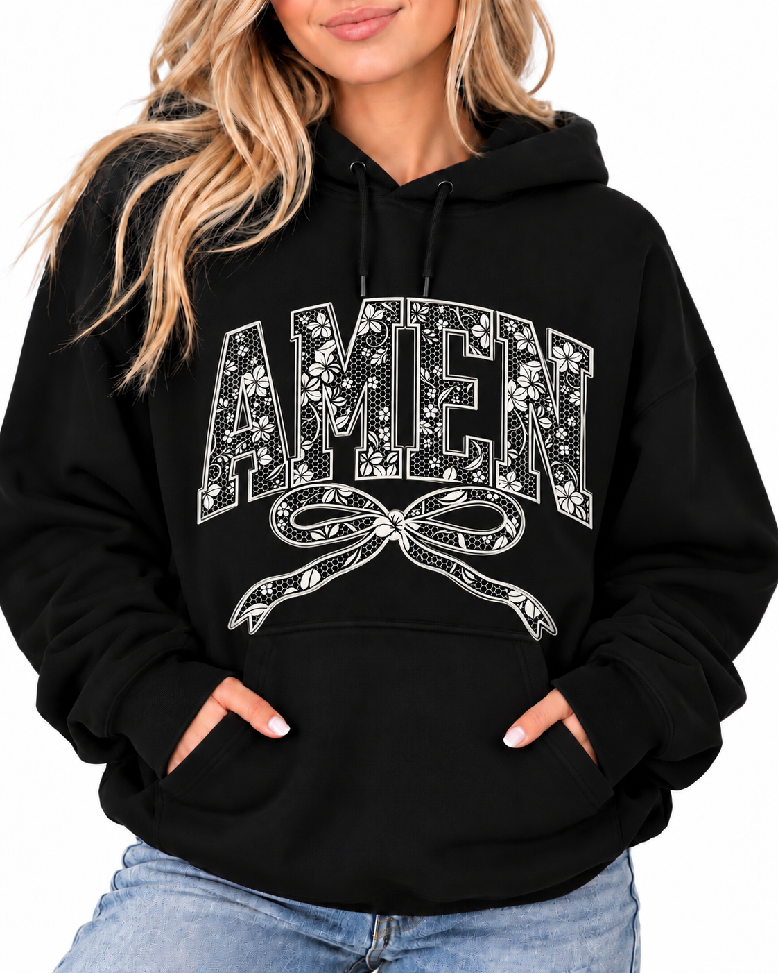 Floral Amen Hoodie
